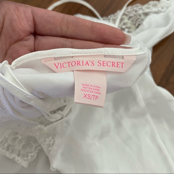 NEW VICTORIAS SECRET CAMI SET WHITE LACE Bridal - Picture 3 of 13